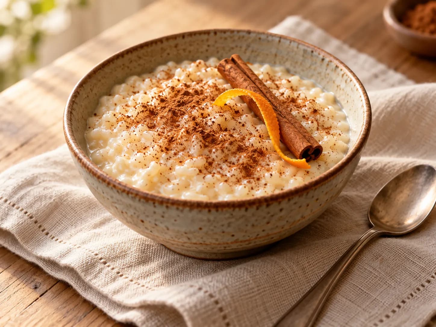 Arroz con leche liviano