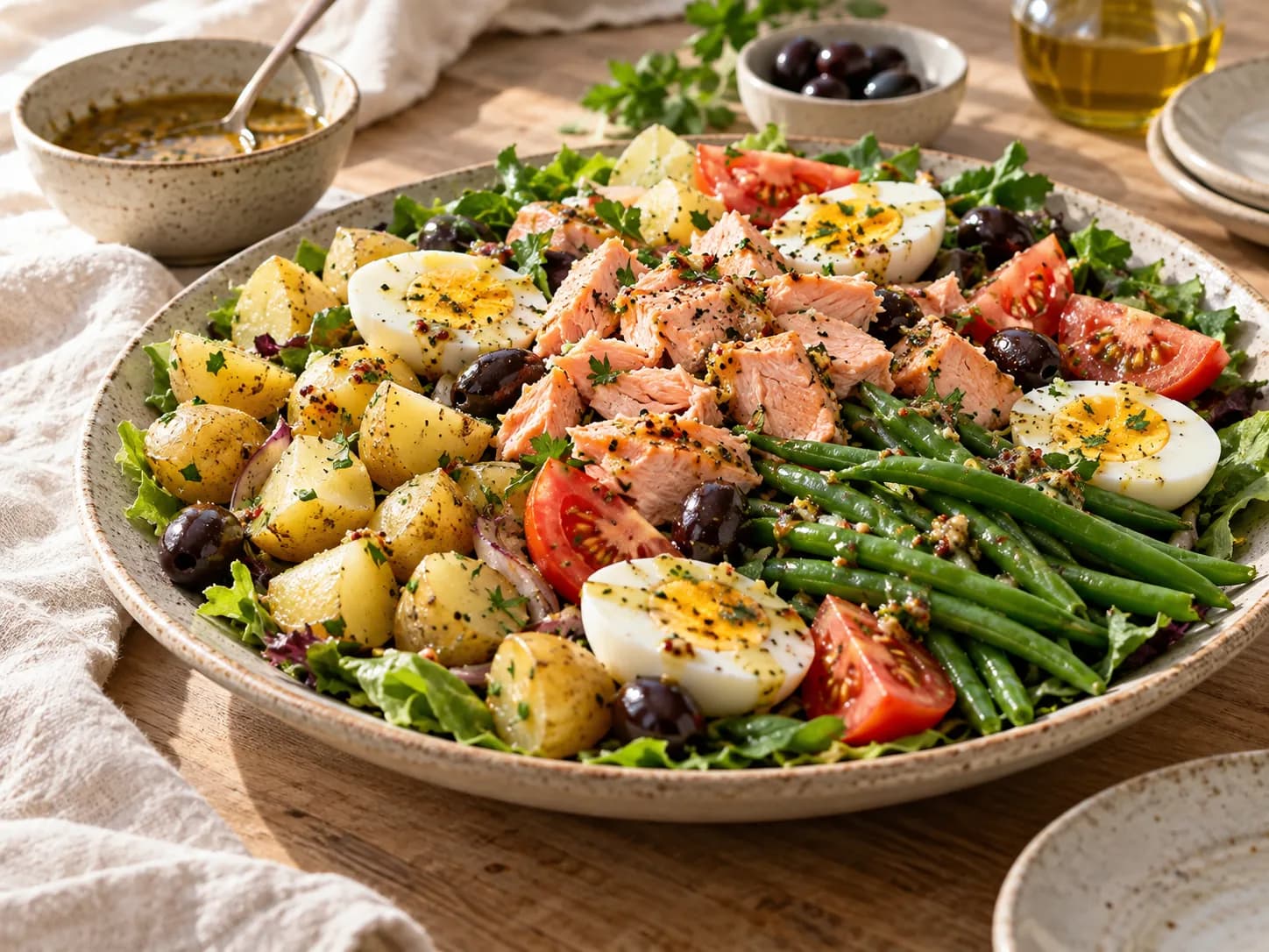 Ensalada niçoise chilena
