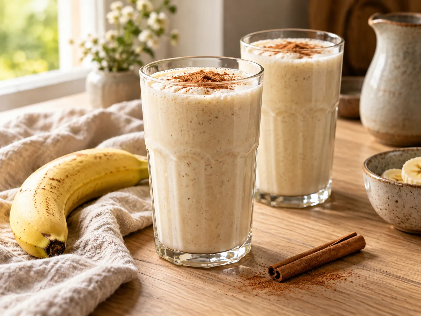 Leche con plátano