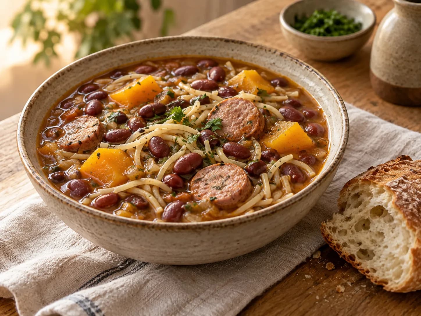 Porotos con riendas saludables