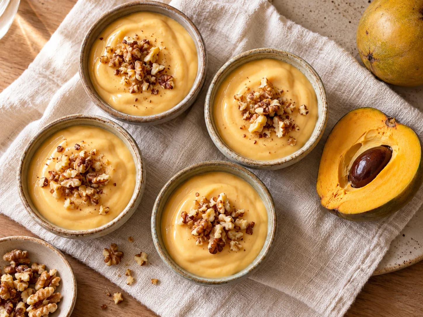 Postre de lúcuma y yogur griego