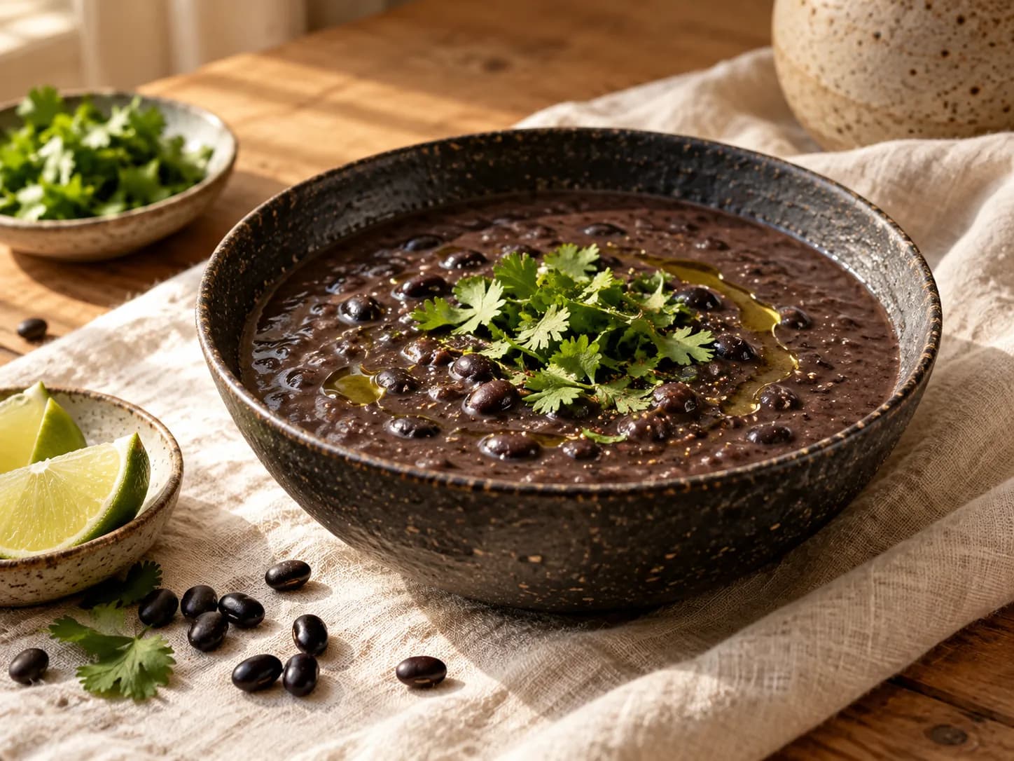 Sopa de porotos negros